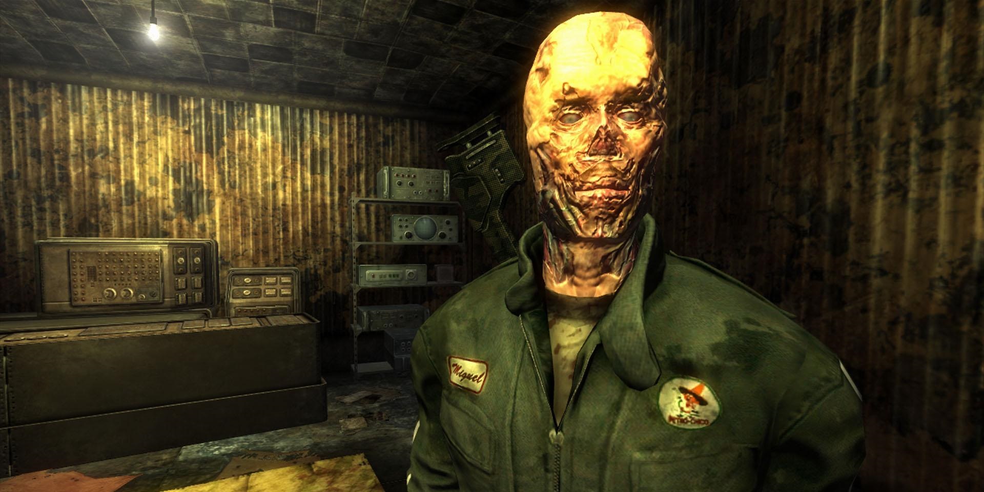 Fallout: New Vegas Halloween mod featuring the Courier battling Psychos and Serial Killers with spooky loot