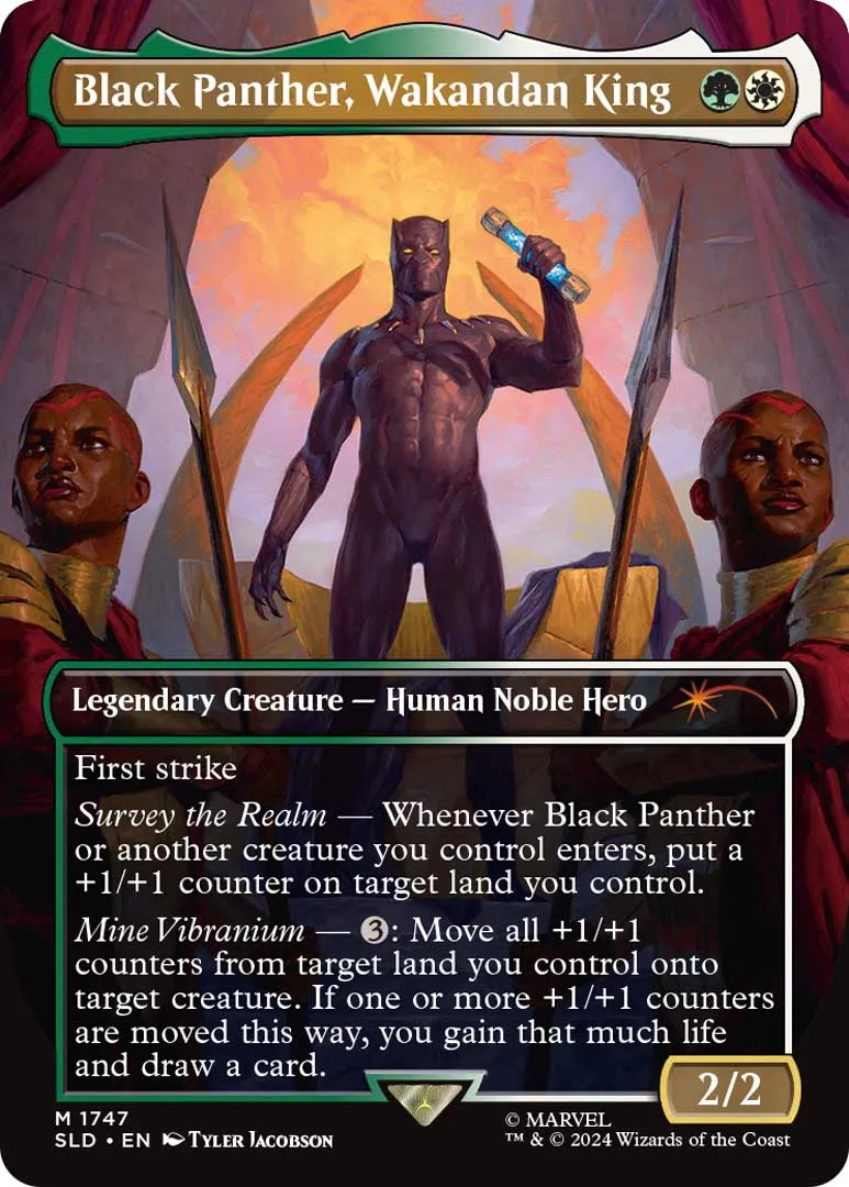 Magic: The Gathering Marvel crossover card reveal showcasing beloved superheroes in new Secret Lair series