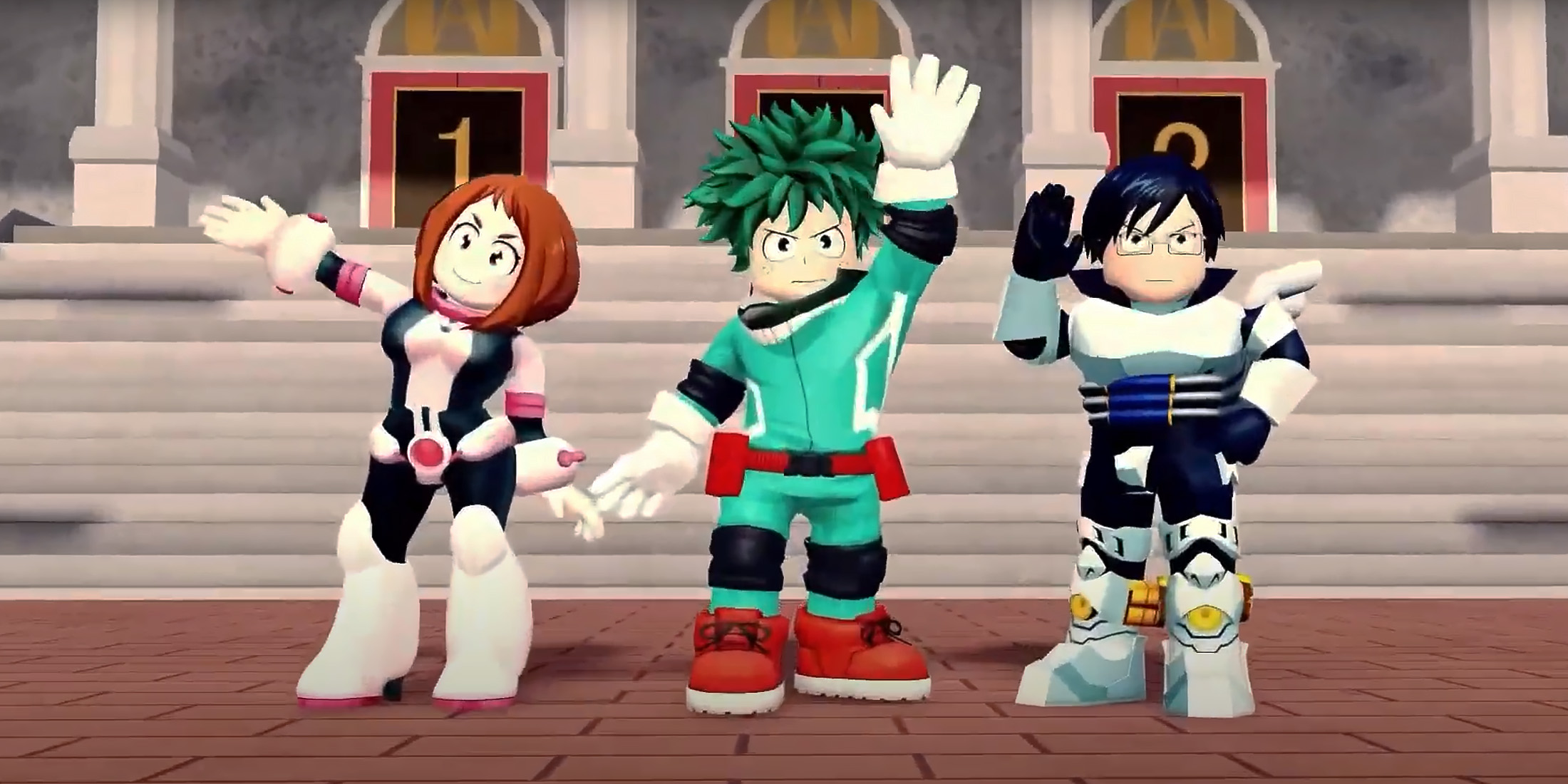 Exclusive sneak peek at My Hero Academia: Battlegrounds, an open-world combat game for Roblox showcasing dynamic gameplay and beloved characters.