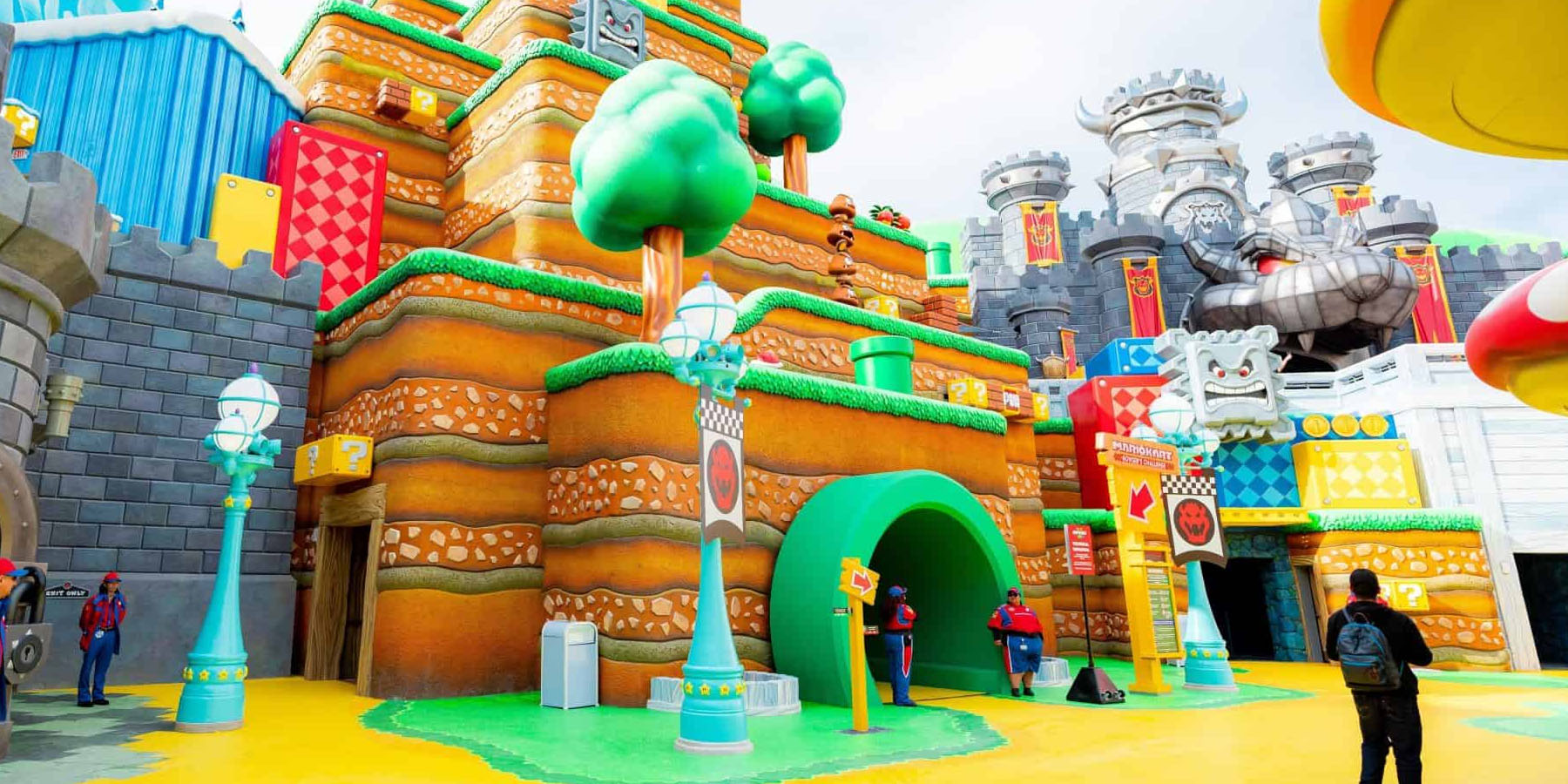 Universal Studios Hollywood Super Nintendo World holiday experiences 2024 announcement festive attractions