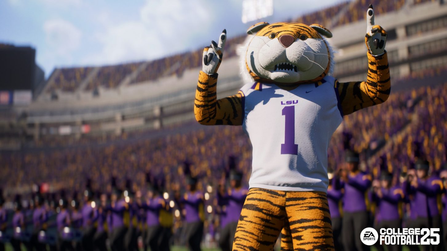 EA Sports College Football 25 fans celebrating record-breaking success in sports gaming